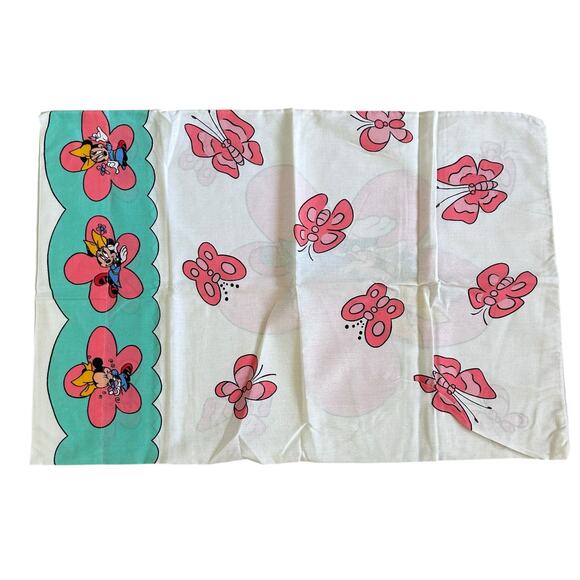 Vintage Disney Minnie Mouse Sheet Twin Set & Pillowcases - Picture 1 of 7